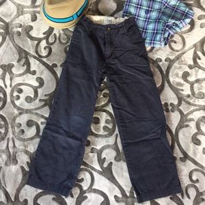 Boys  Navy Pants sz 7 adjustable waist